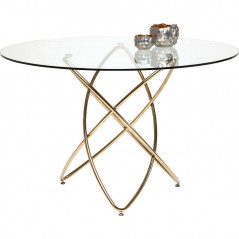 Table Molekular Gold Ø120cm